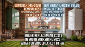 Discover boiler replacement costs in South Yorkshire for 2026, including combi, system and regular boilers, local prices, grants and installation advice.