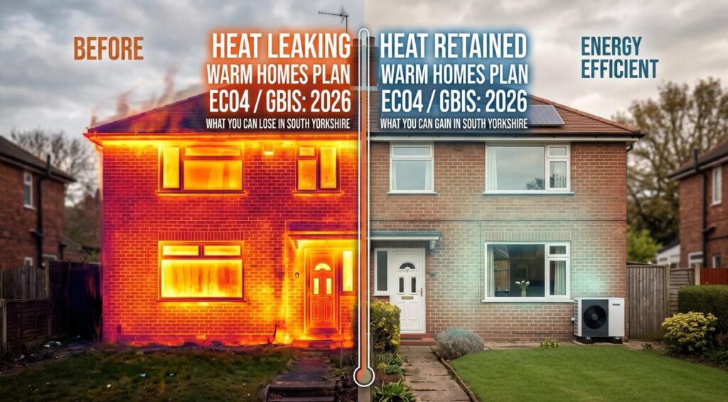 Warm Homes Plan, ECO4 and Great British Insulation Scheme What You Can Actually Get in South Yorkshire